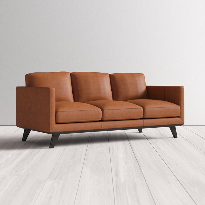 SOFA DA CN KHUNG GỖ TỰ NHIÊN NORDIN