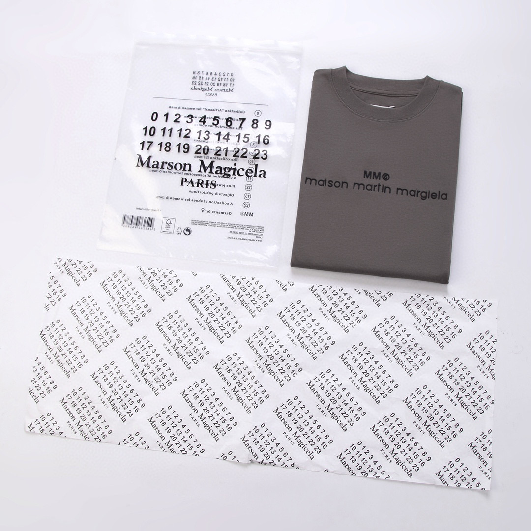 ÁO Maison Margiela print cotton jersey T-shirt