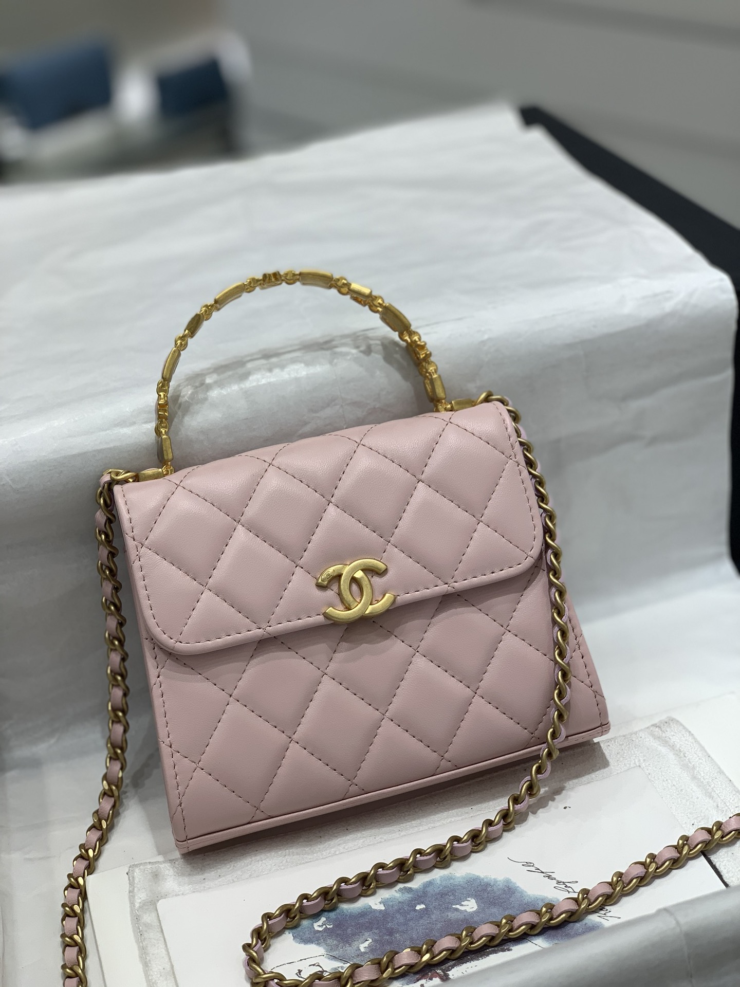 TÚI Chanel mini 22B pink hồng
