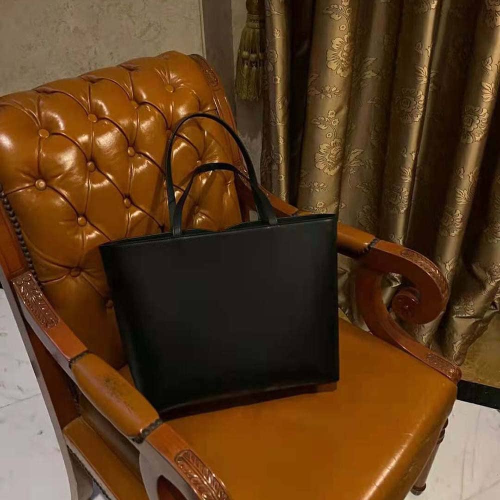 Túi Dolce Gabbana D&G Nữ Da Bê Nhỏ Logo DG Shopper-Black