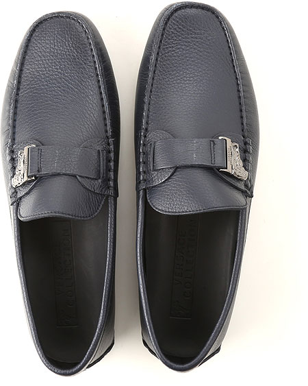 VERSACE MEDUSA HEAD ON BUCKLE LOAFER
