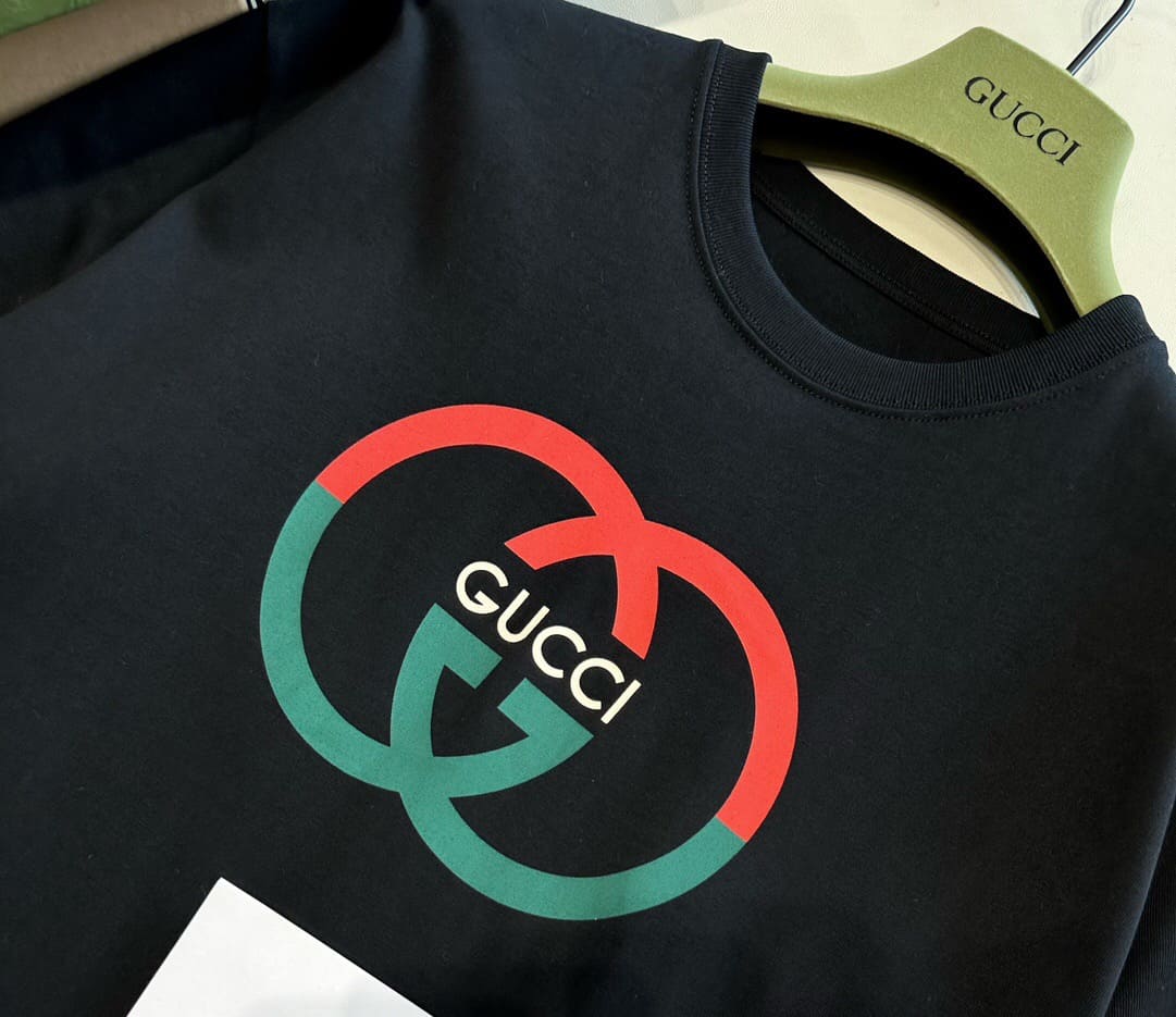 ÁO GUCCI LOGO T SHIRT BLACK