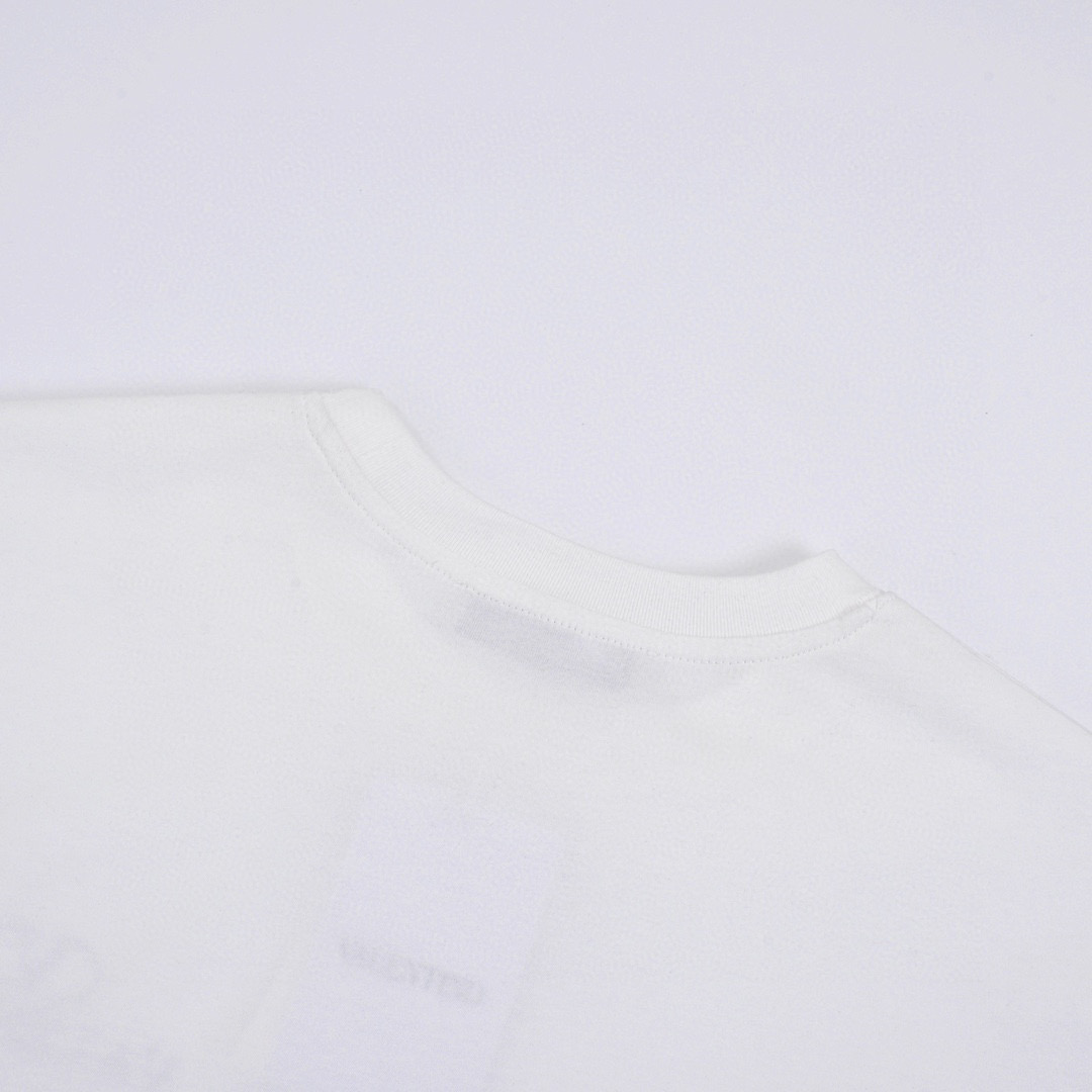 ÁO VALENTINO print cotton jersey T-shirt