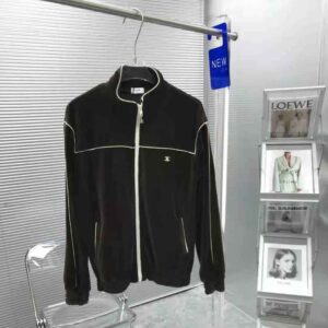 ÁO Celine Women Triomphe Jersey Sweatshirt in Velvet