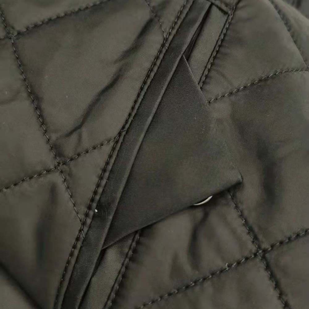 ÁO Prada Men Re-Nylon Shirt with the Iconic Triangle Logo