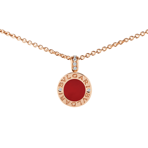 DÂY CHUYỀN BULGARI DIVAS’ DREAM CARNELIAN & M.O.P DIAMOND 18K ROSE GOLD