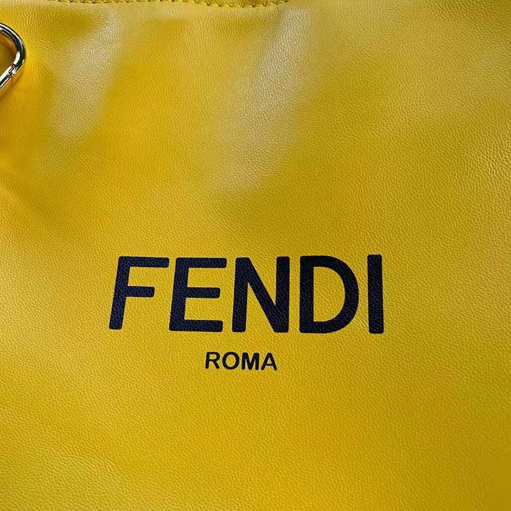 TÚI Fendi Pack Small Pouch Nappa Leather Bag-Yellow