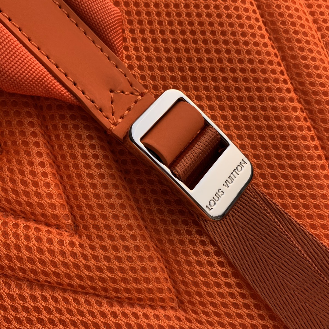 BALO LOUIS VUITTON AEROGRAM Leather Backpack-Orange