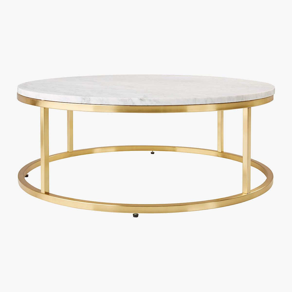 BÀN TRÀ PHÒNG KHÁCH BRASS MARBLE TOP COFFEE TABLE