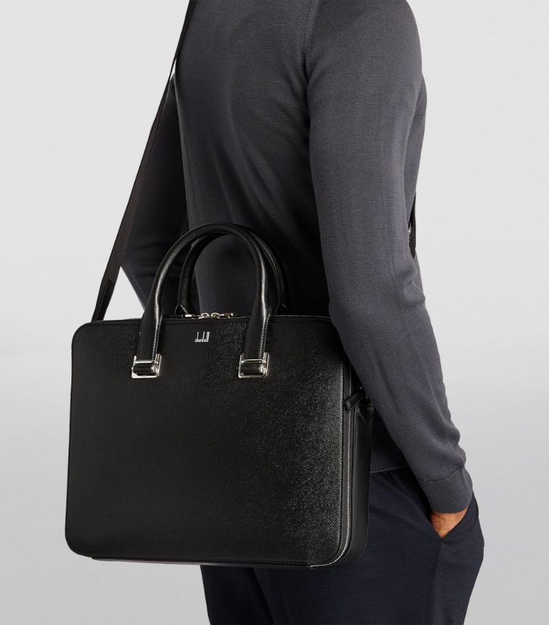 TÚI DUNHILL Leather Cadogan Document Case