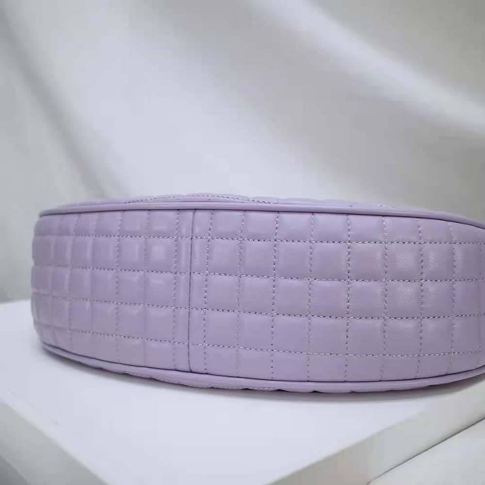 TÚI Celine Women Ava Bag in Quilted Lambskin-Purple