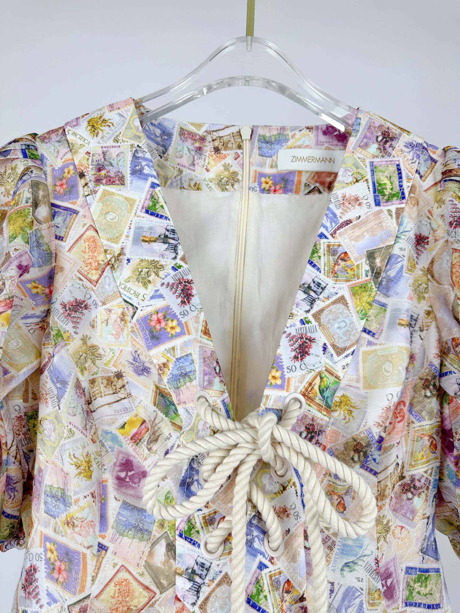 VÁY ZIMMERMANN Squared Australia Vintage Dress