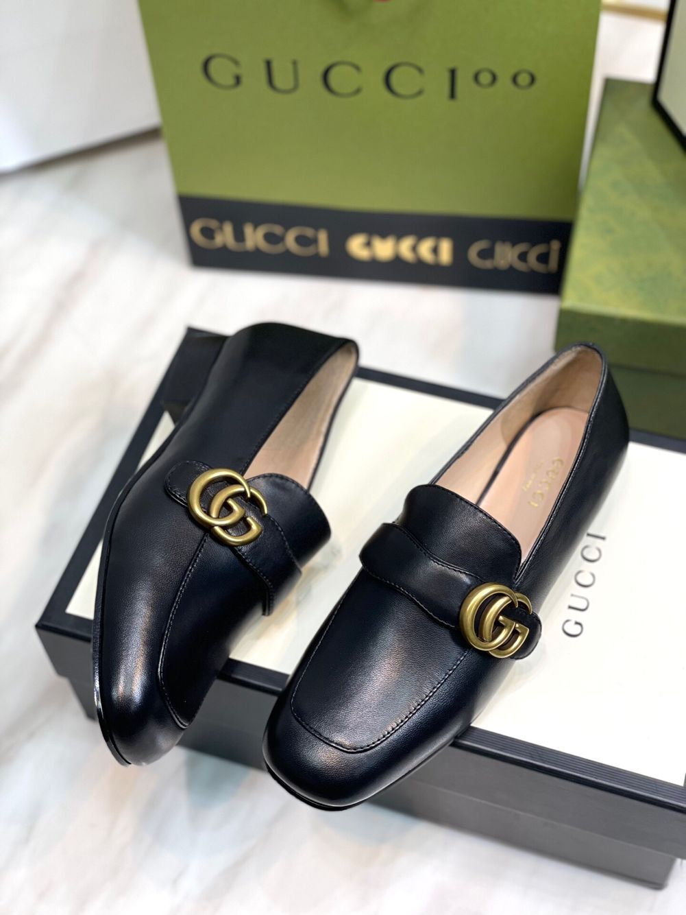 GIÀY GUCCI GG HEEL SHOES