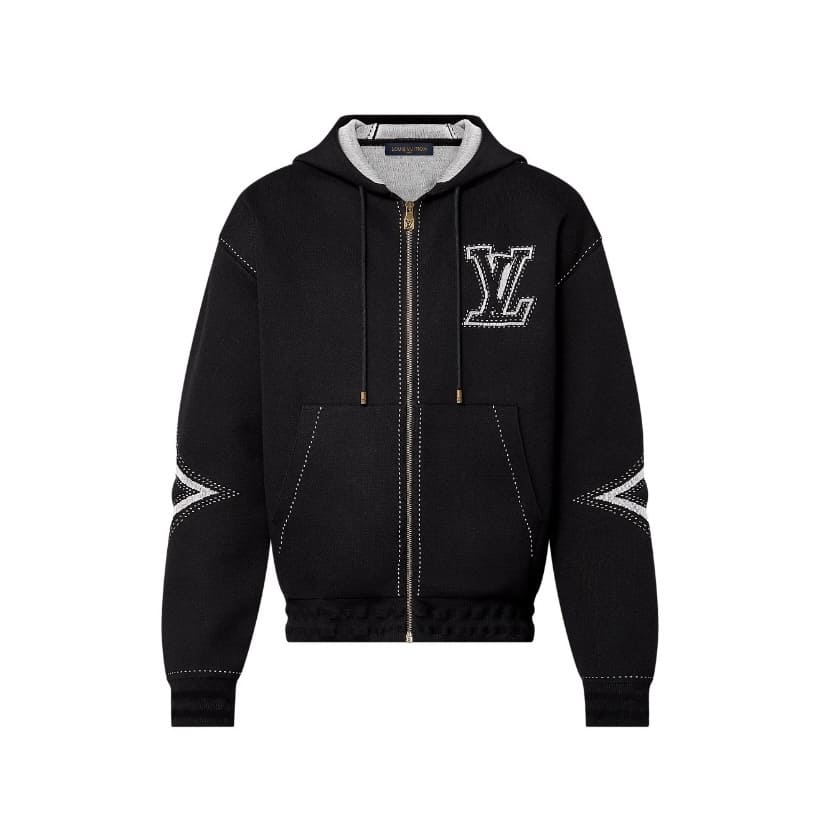 ÁO LOUIS VUITTON LEATHER WOOL JACKET TOP QUALITY AAA