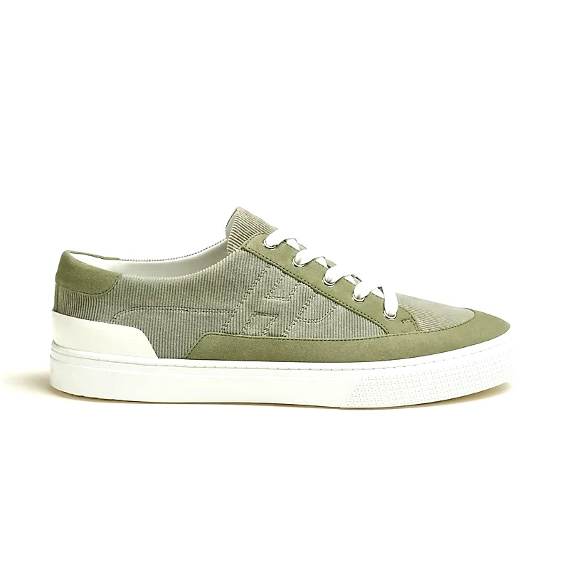 GIÀY HERMES Deep sneaker Vert Sauge
