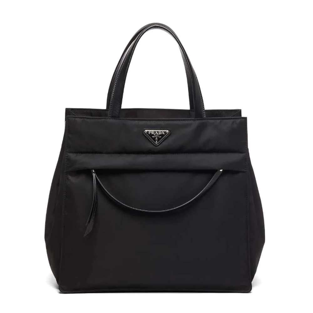 TÚI Prada Quilted Nylon Tote Bag-Black