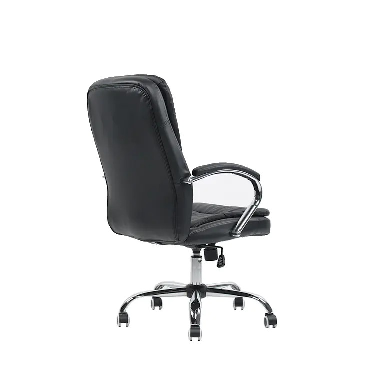 GHẾ VĂN PHÒNG LƯNG CAO DA ĐEN EQ5015B