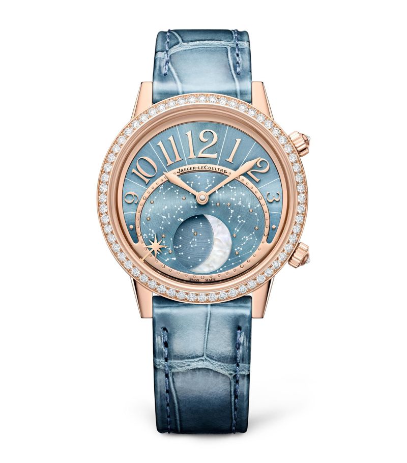 Đồng hồ JAEGER-LECOULTRE  Rose Gold Rendez-Vous Moon Watch 36mm mặt số màu xanh
