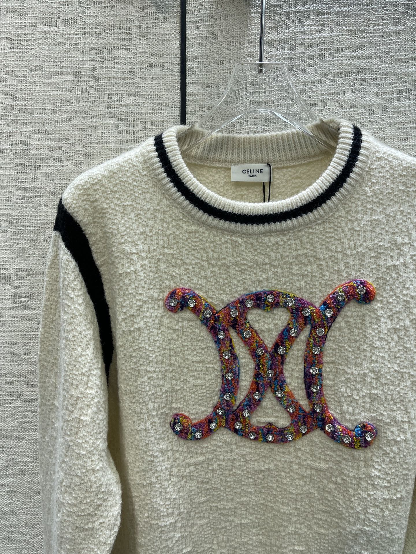 ÁO CELINE Logo  Arc de Triomphe Sweater