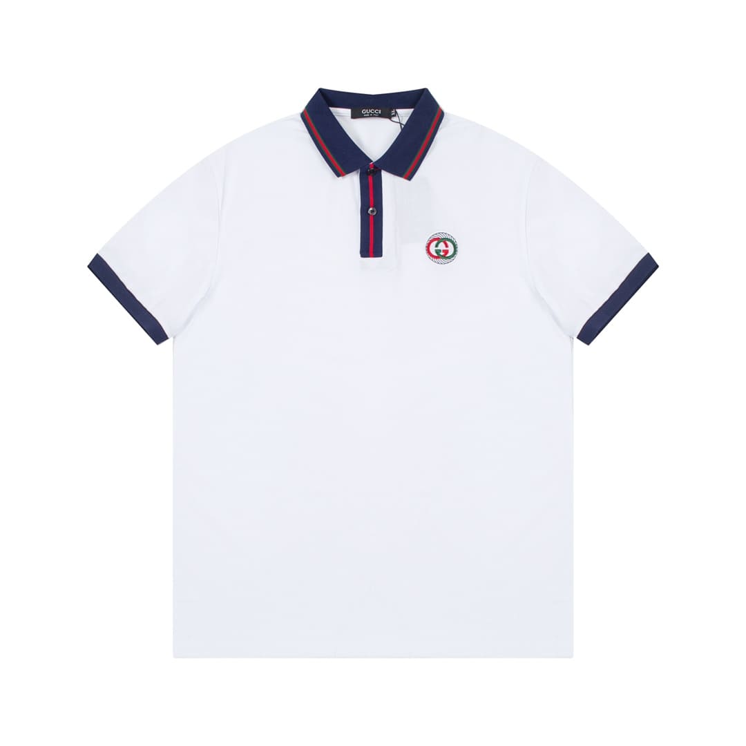 ÁO GUCCI GG POLO SHIRT WHITE MÀU TRẮNG
