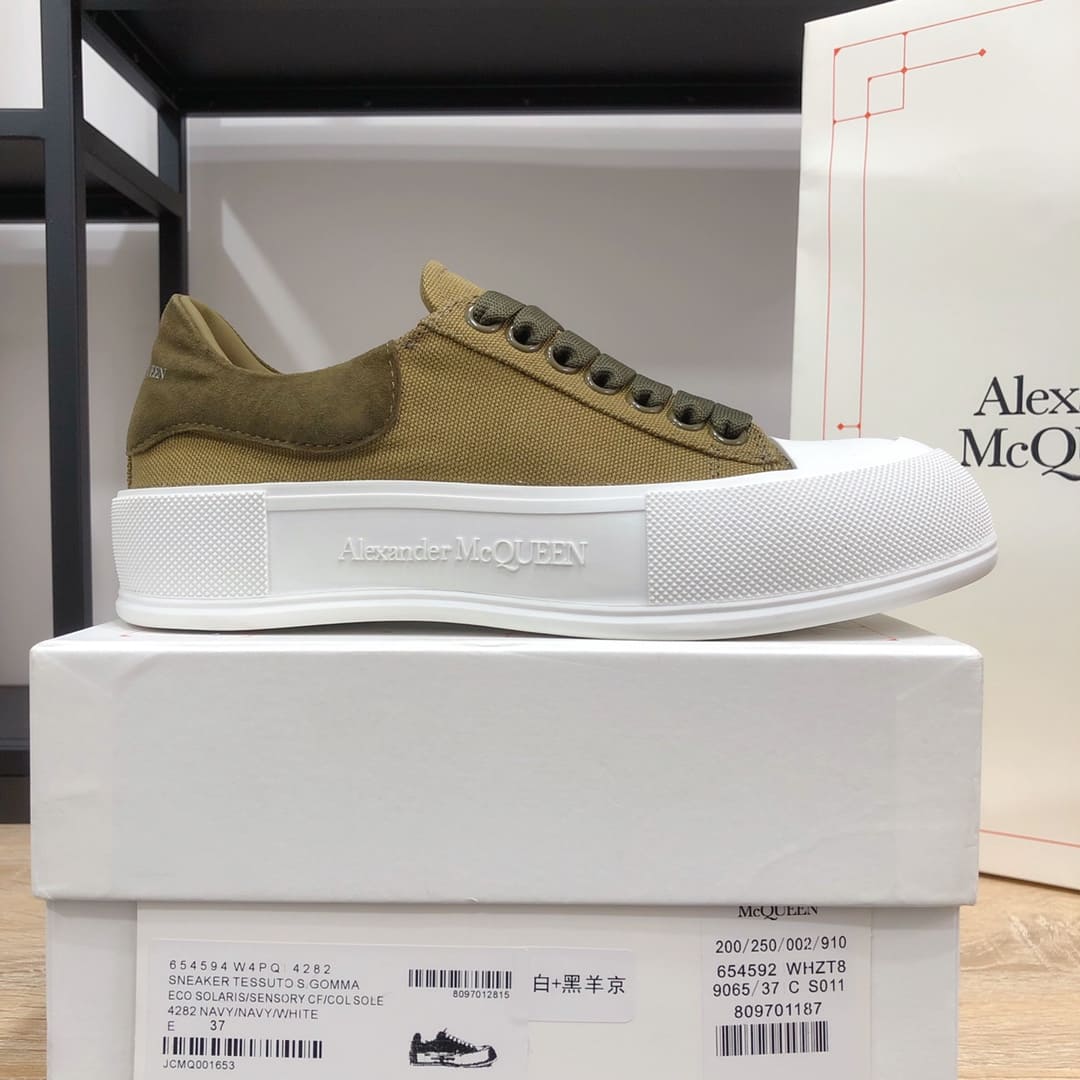 GIÀY ALEXANDER MCQUEEN SNEAKERS SHOES AAA UNISEX NAM VÀ NỮ DA BÊ HẢO HẠNG