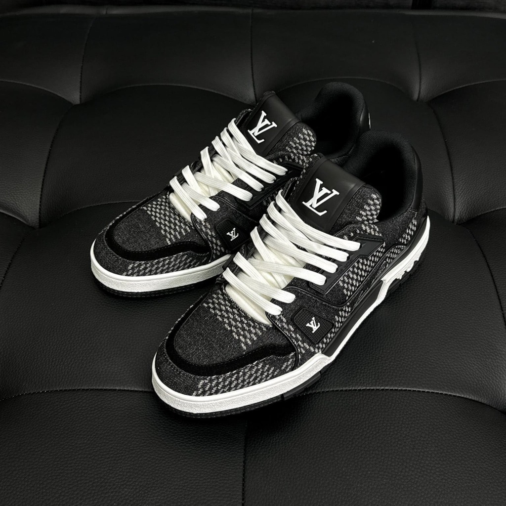 GIÀY LOUIS VUITTON TRAINER HIGH TOP QUALITY SHOES AAA