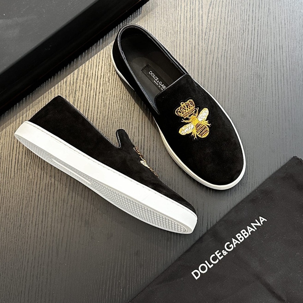 GIÀY DOLCE & GABBANA SLIP ON BEE SHOES AAA