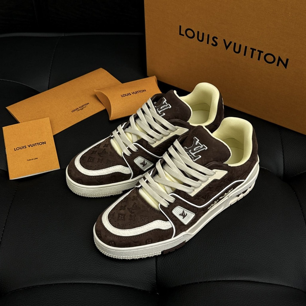 GIÀY LOUIS VUITTON TRAINER HIGH TOP QUALITY SHOES AAA