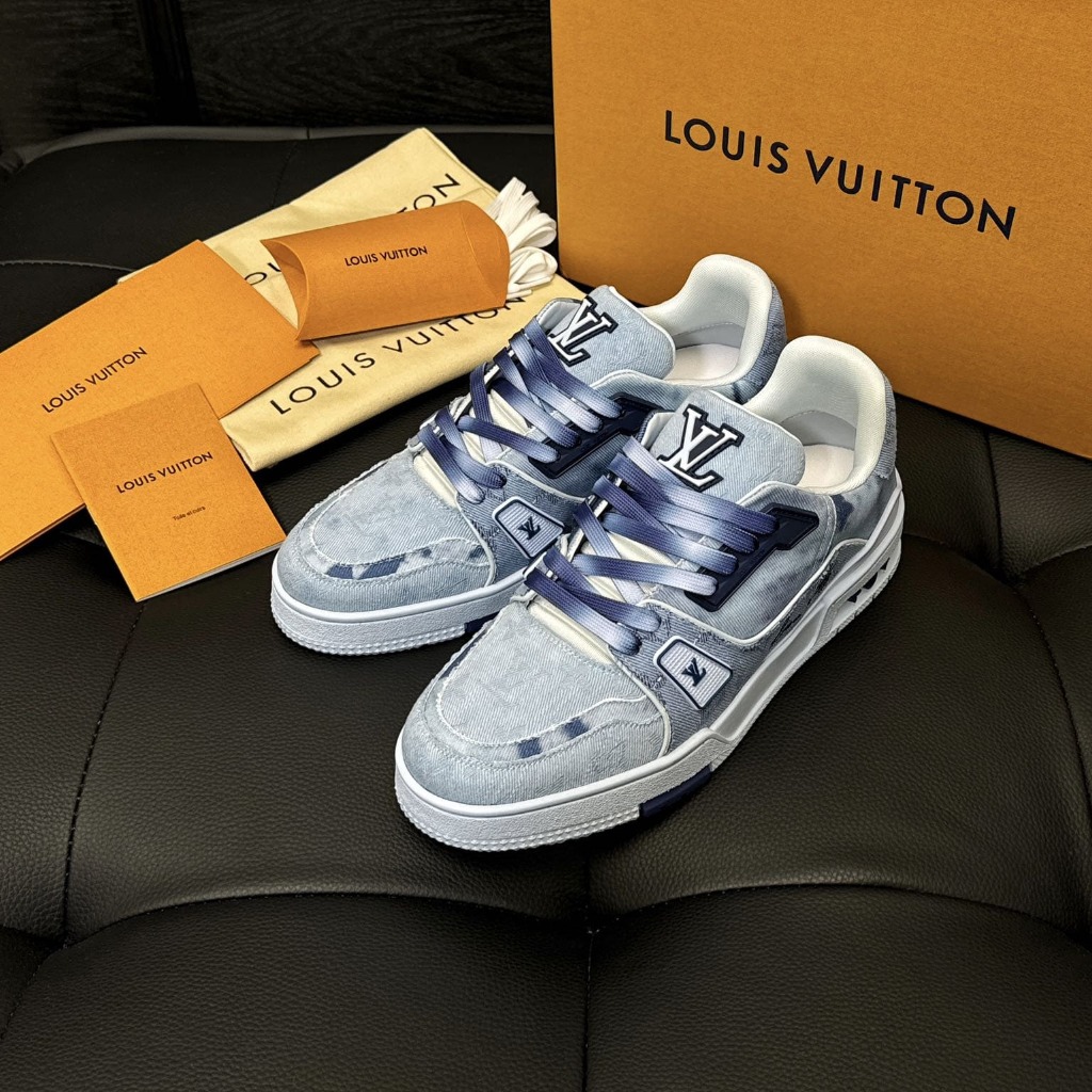 GIÀY LOUIS VUITTON TRAINER HIGH TOP QUALITY SHOES AAA
