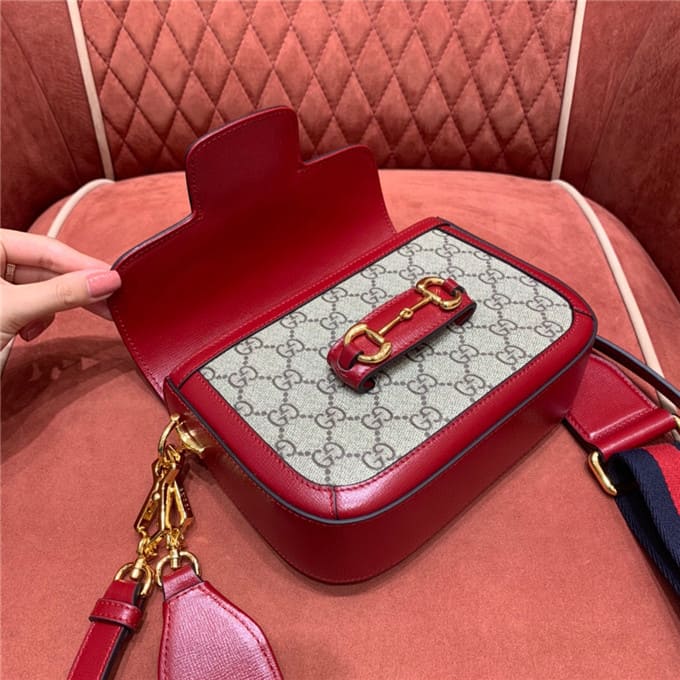 TÚI Gucci Horsebit 1955 bag red Top Quality