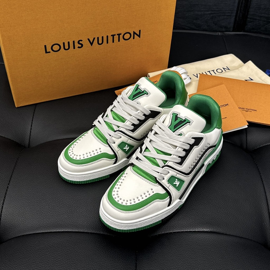 GIÀY LOUIS VUITTON TRAINER HIGH TOP QUALITY SHOES AAA