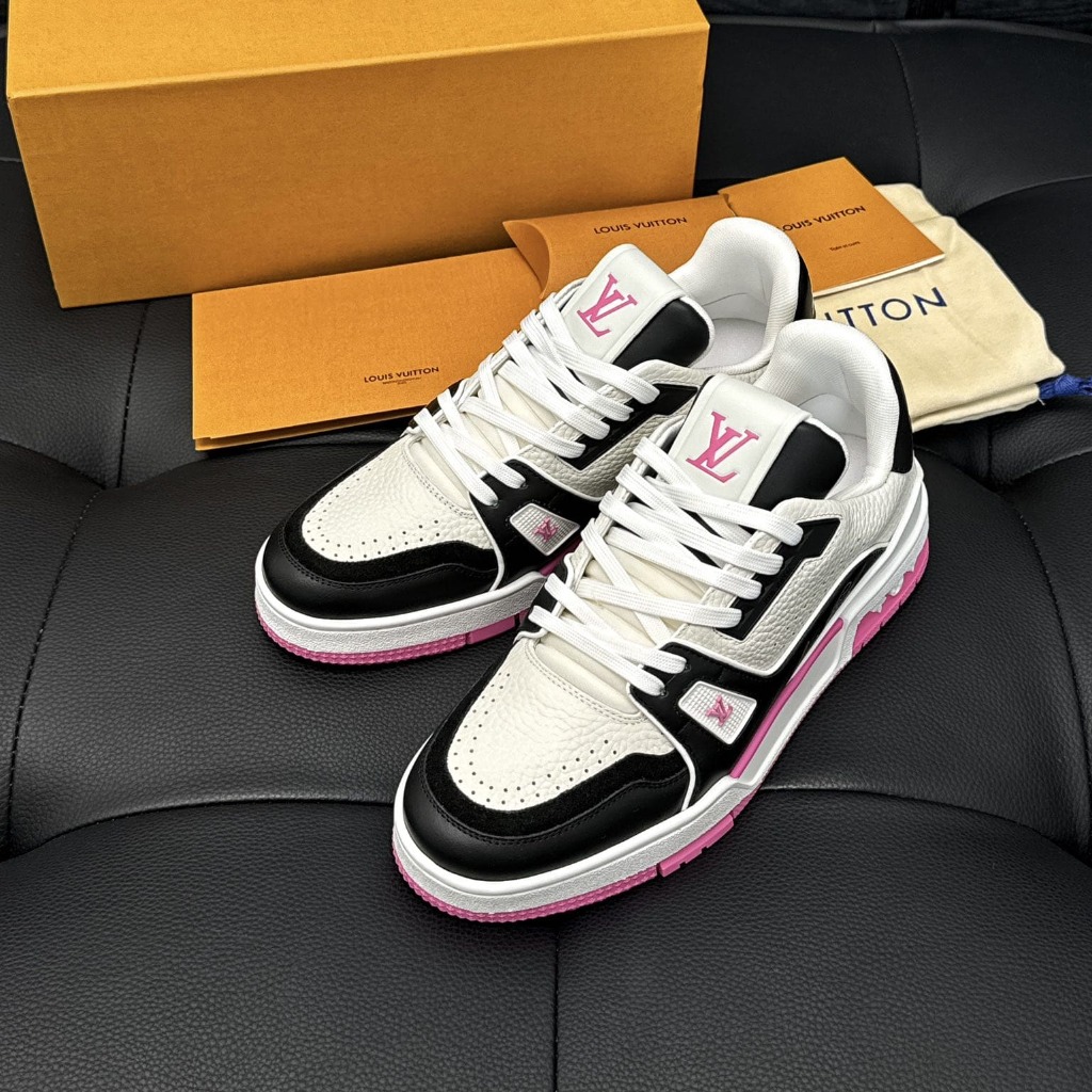GIÀY LOUIS VUITTON TRAINER HIGH TOP QUALITY SHOES AAA