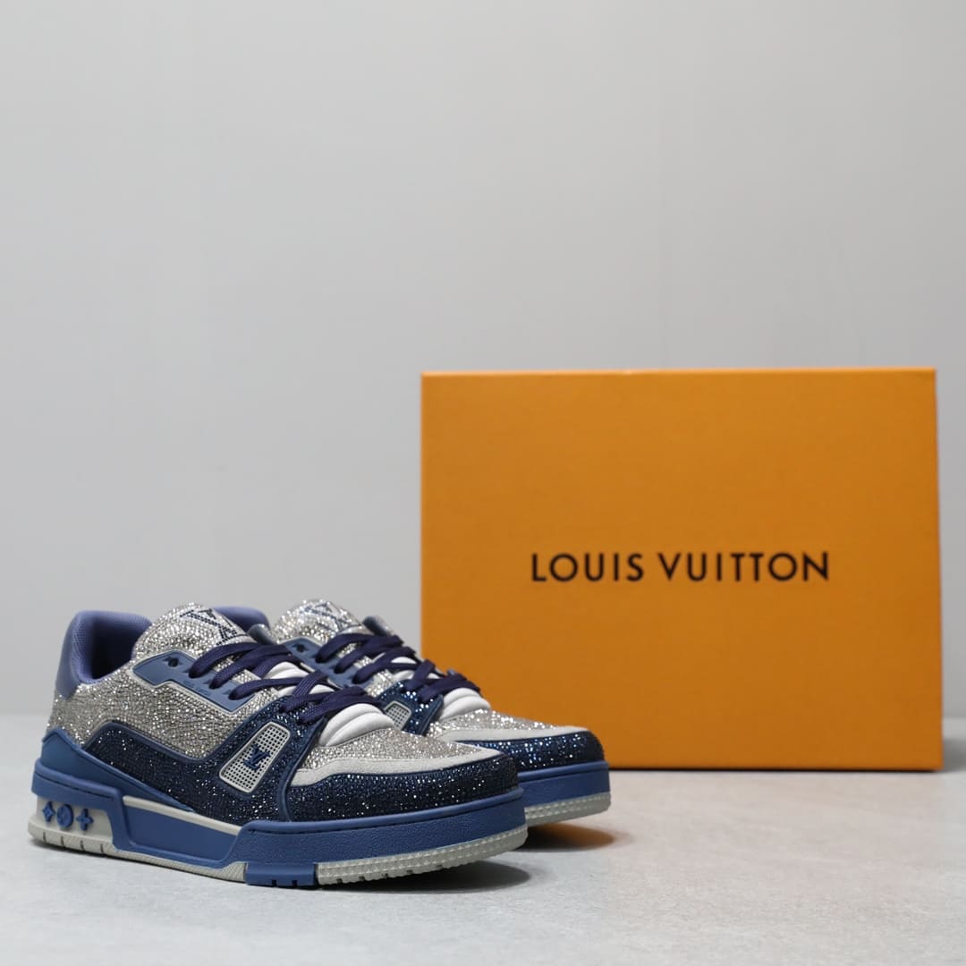 GIÀY LOUIS VUITTON TRAINER HIGH TOP QUALITY SHOES AAA