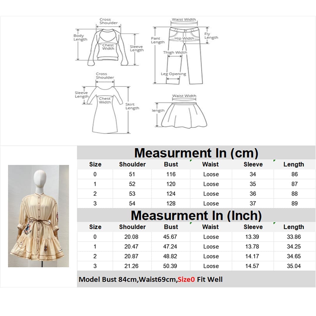 VÁY ZIMMERMANN 3/4 Sleeve Beige Loose Mini Dress High Classy