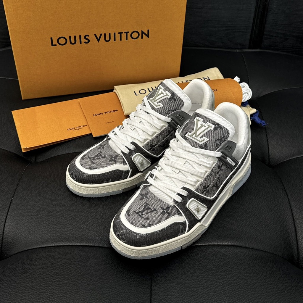 GIÀY LOUIS VUITTON TRAINER HIGH TOP QUALITY SHOES AAA