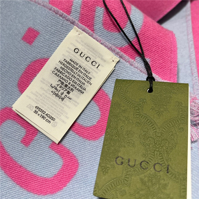 KHĂN Gucci GG Pink scarf