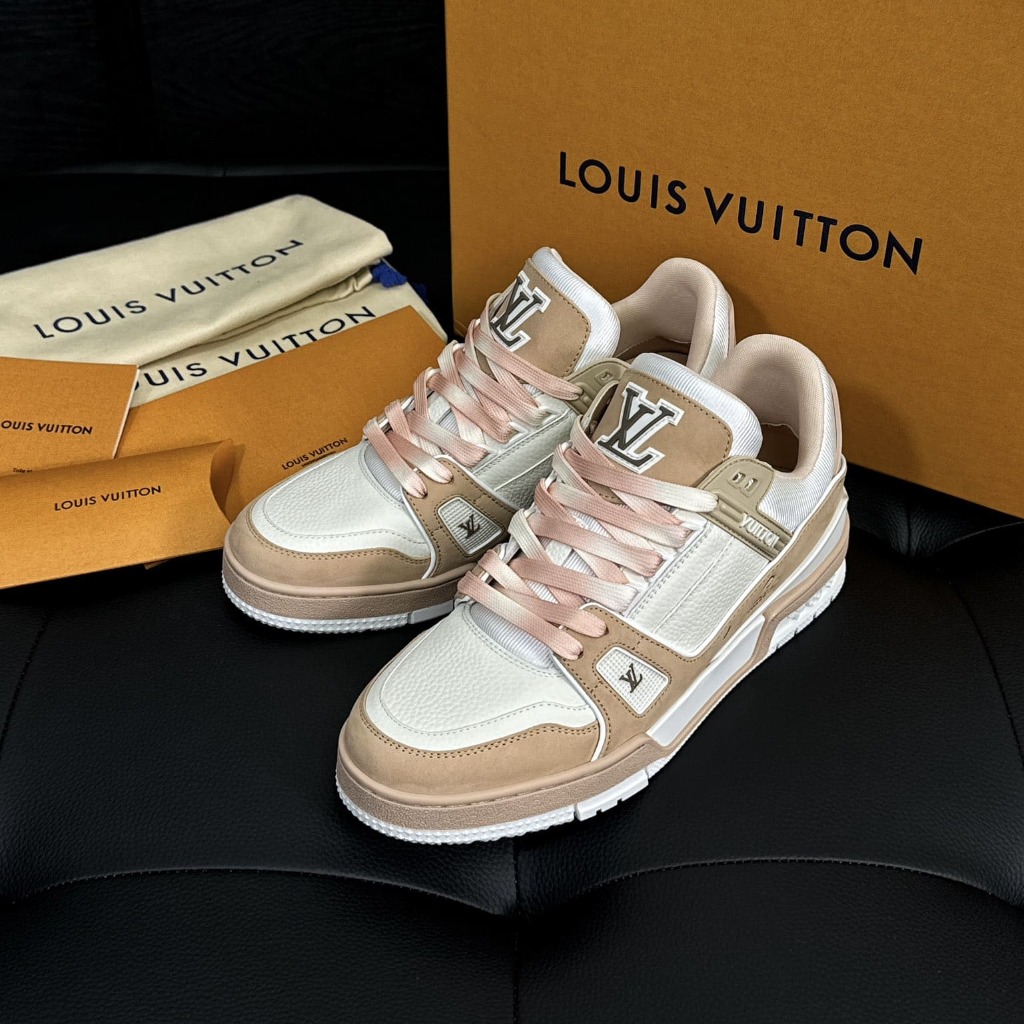 GIÀY LOUIS VUITTON TRAINER HIGH TOP QUALITY SHOES AAA