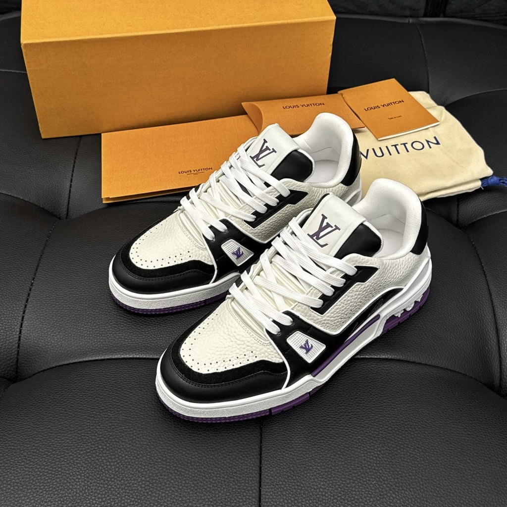 GIÀY LOUIS VUITTON TRAINER HIGH TOP QUALITY SHOES AAA