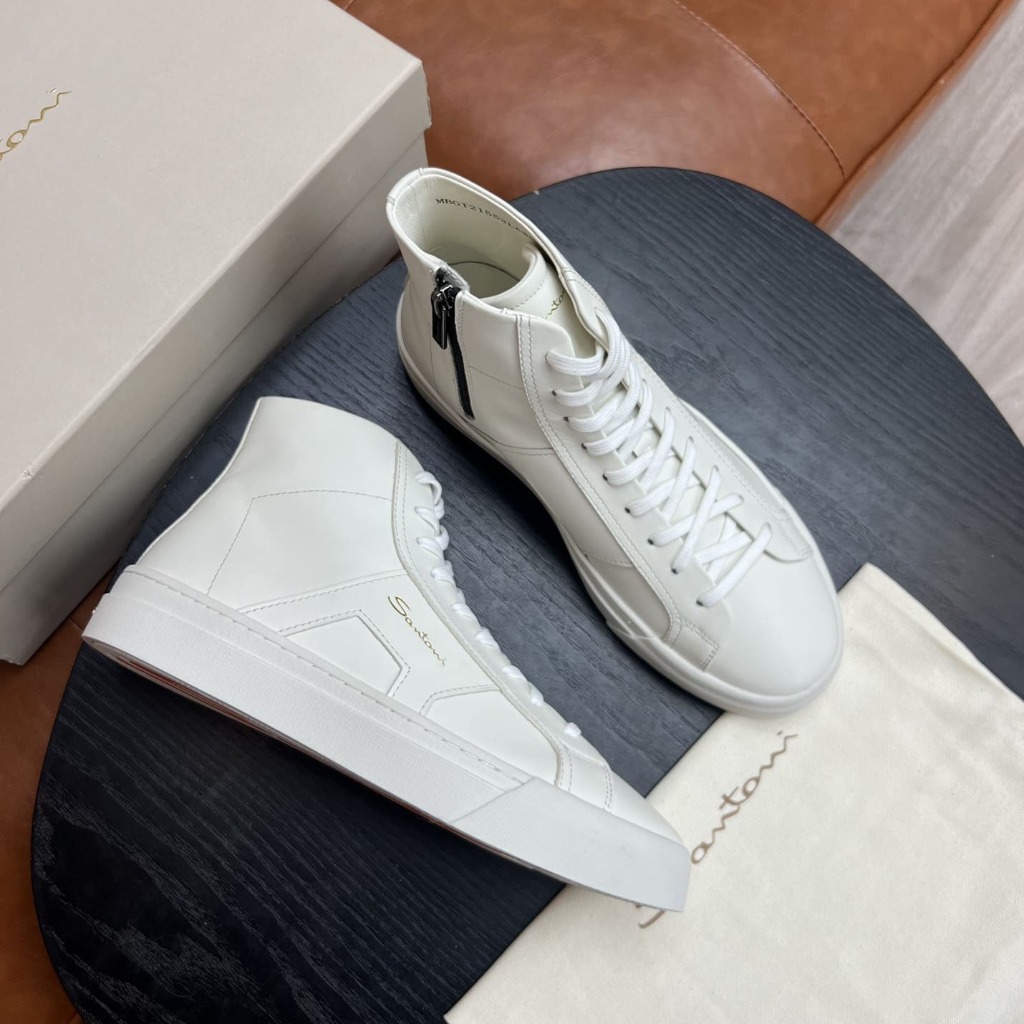 GIÀY SANTONI HIGH TOP SNEAKERS TOP QUALITY SHOES AAA