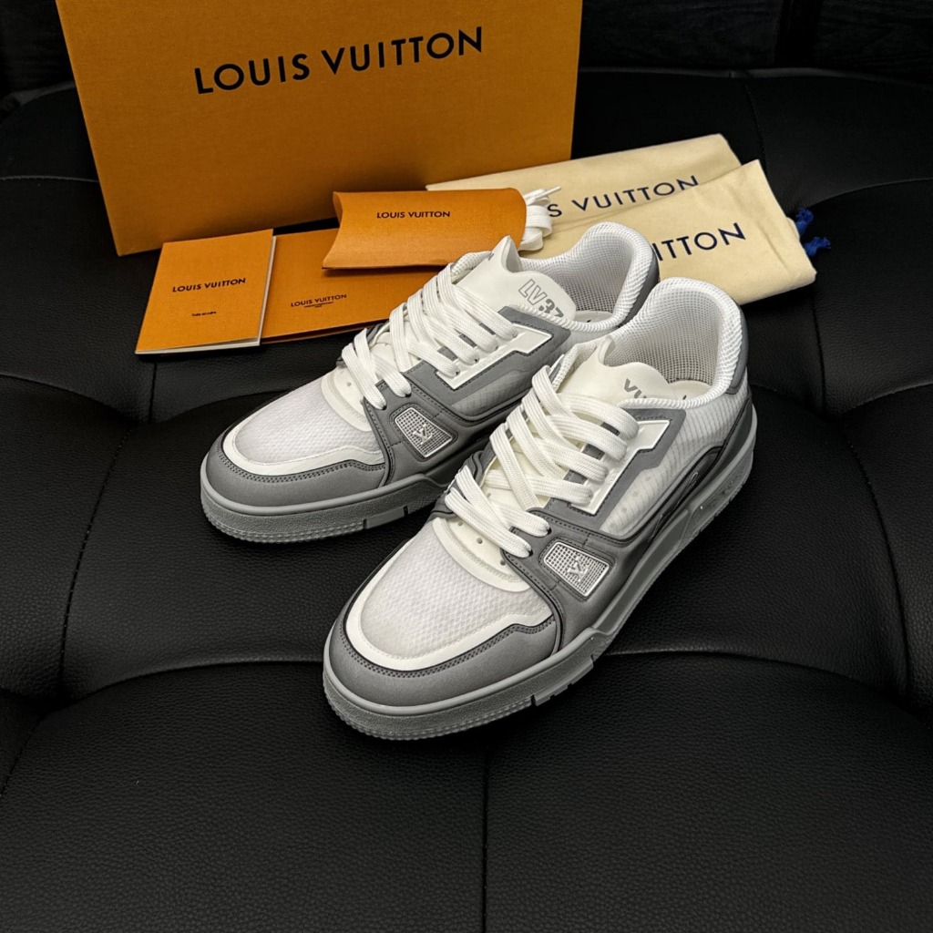GIÀY LOUIS VUITTON TRAINER HIGH TOP QUALITY SHOES AAA
