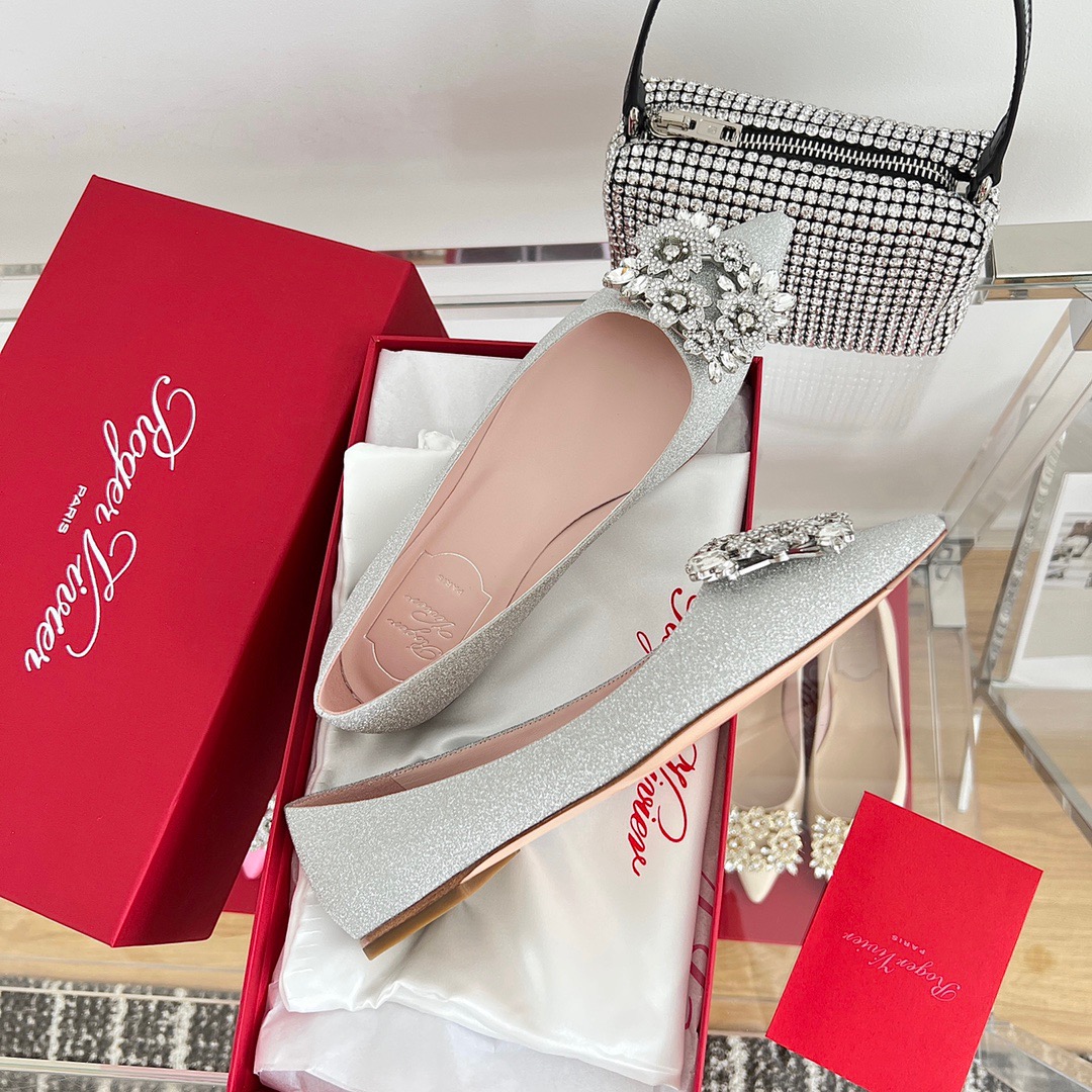 GIÀY ROGER VIVIER Bling Bling ballet flats shoes