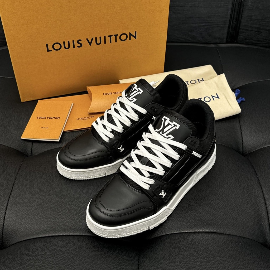 GIÀY LOUIS VUITTON TRAINER HIGH TOP QUALITY SHOES AAA