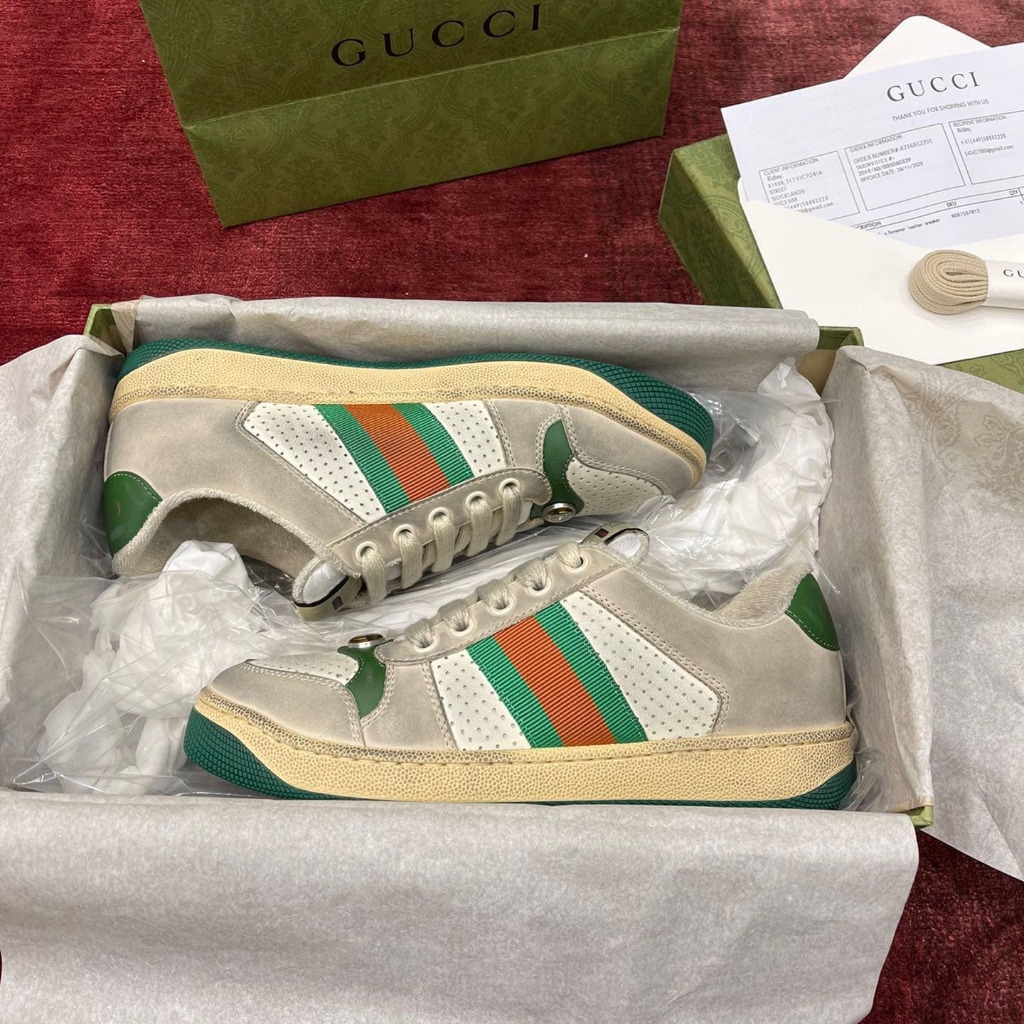 GIÀY GUCCI SCREENER UNISEX HIGH TOP QUALITY SHOES AAA