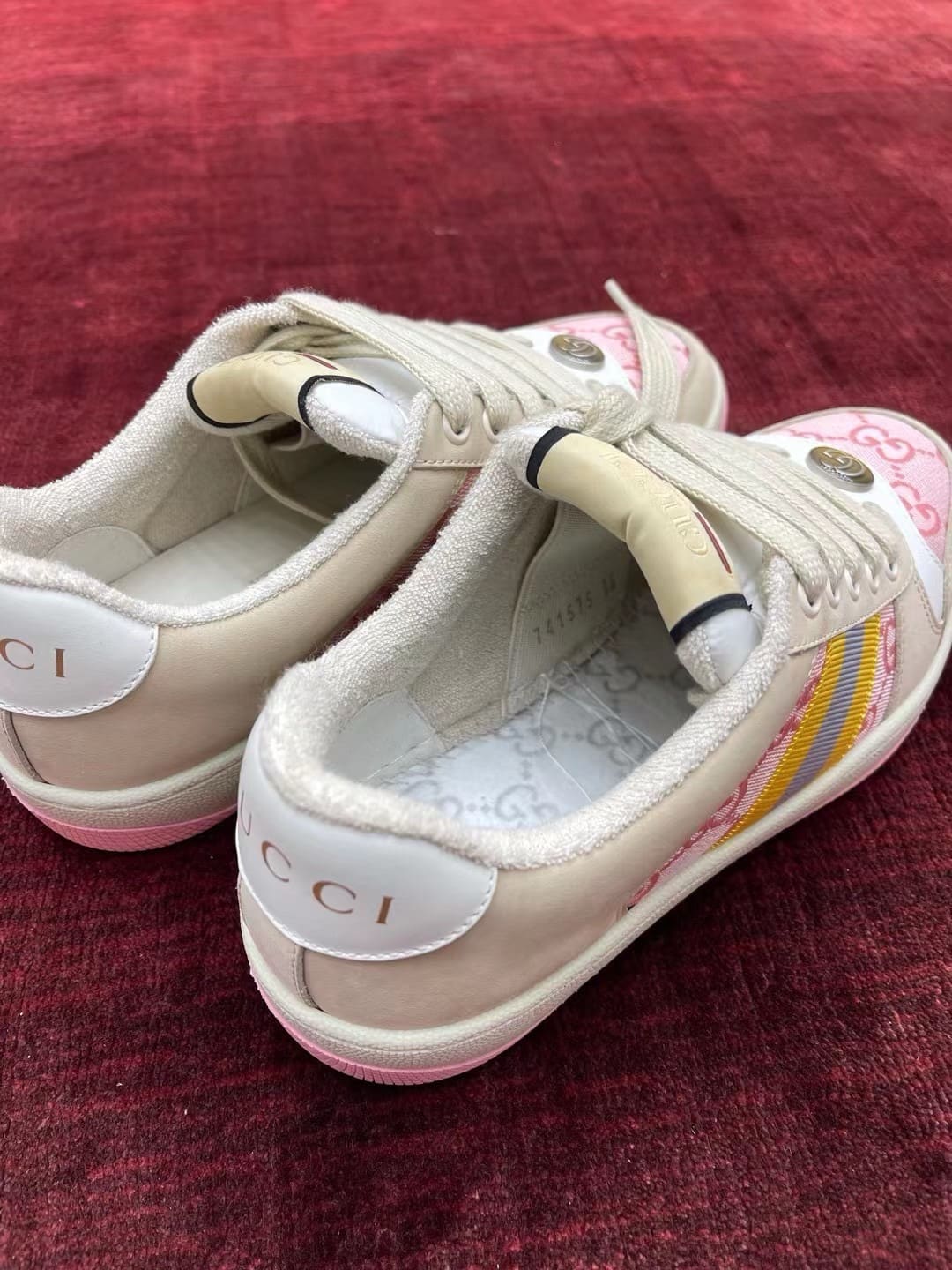 GIÀY GUCCI SCREENER UNISEX HIGH TOP QUALITY SHOES AAA