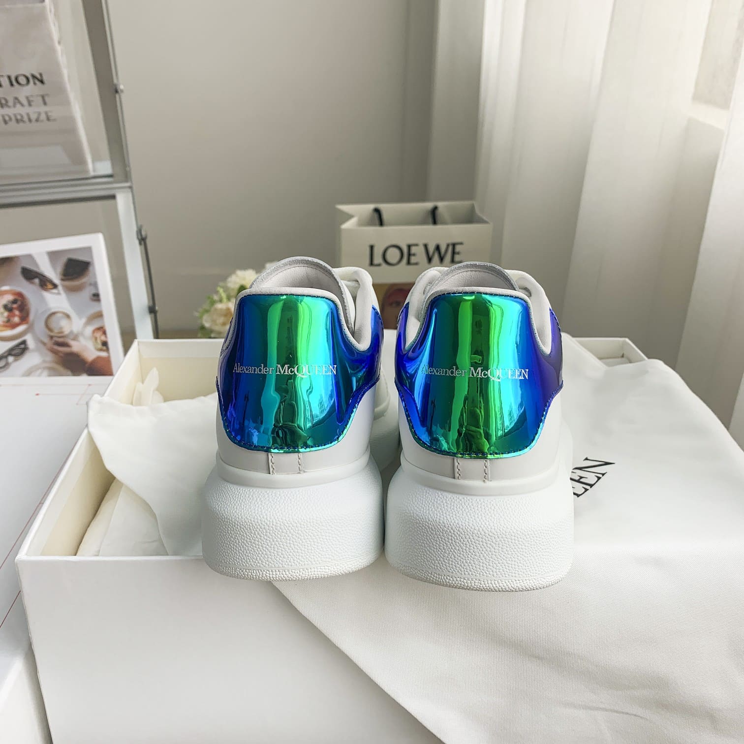 GIÀY ALEXANDER MCQUEEN SNEAKERS SHOES AAA UNISEX NAM VÀ NỮ DA BÊ HẢO HẠNG