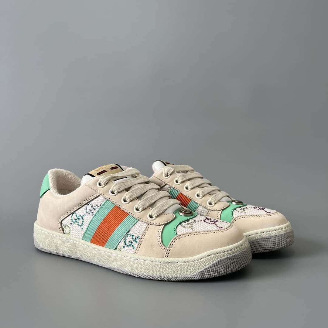 GIÀY GUCCI SCREENER UNISEX HIGH TOP QUALITY SHOES AAA