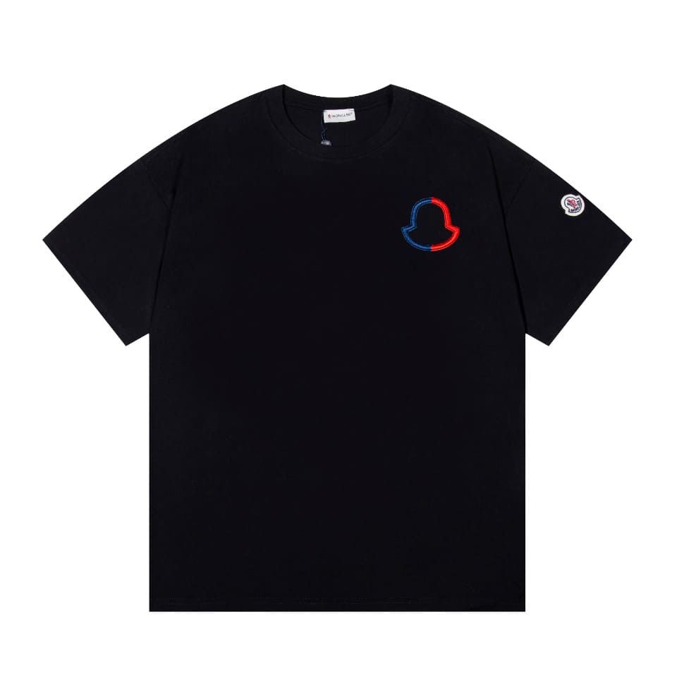 ÁO MONCLER T SHIRT BLACK MÀU ĐEN