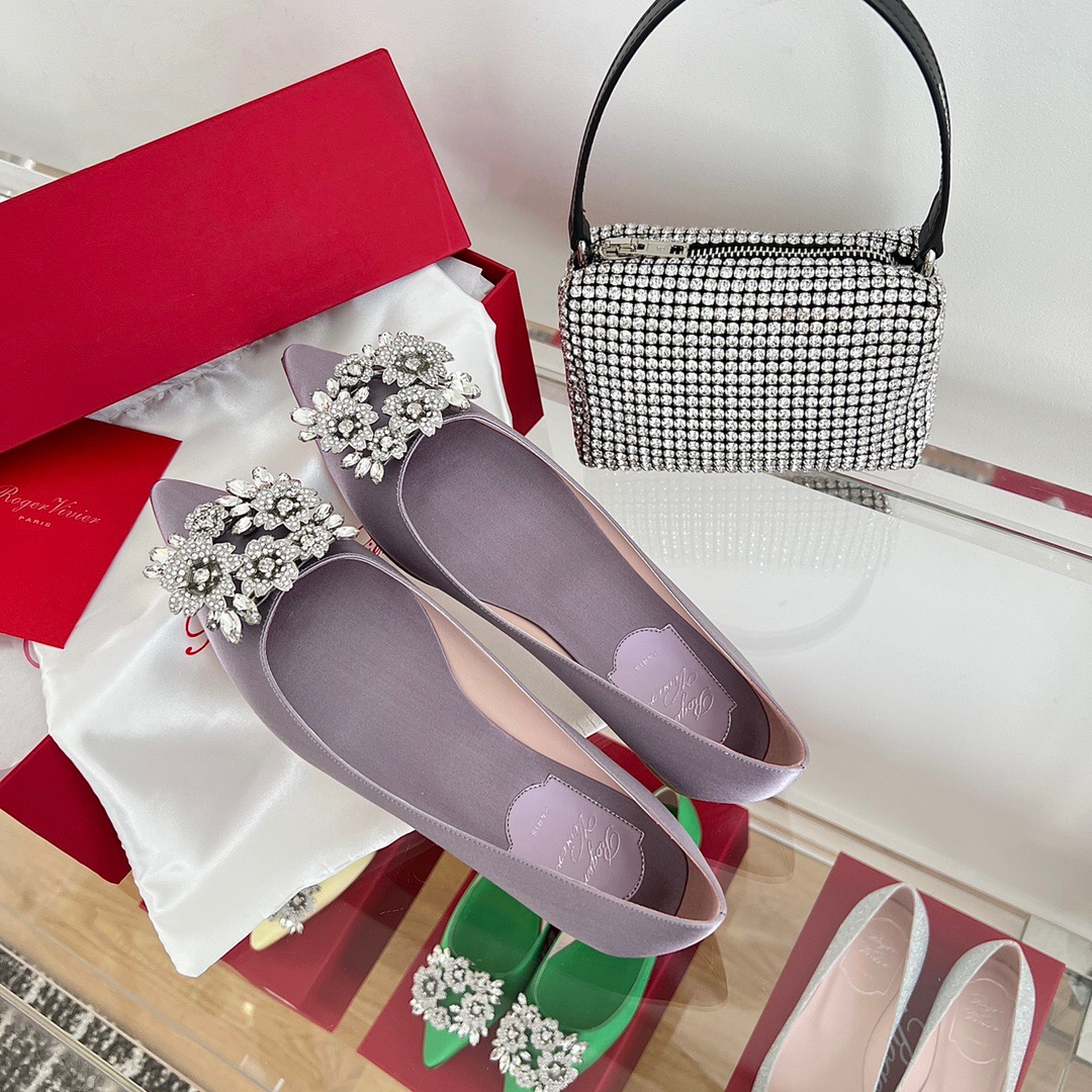 GIÀY ROGER VIVIER Bling Bling ballet flats shoes