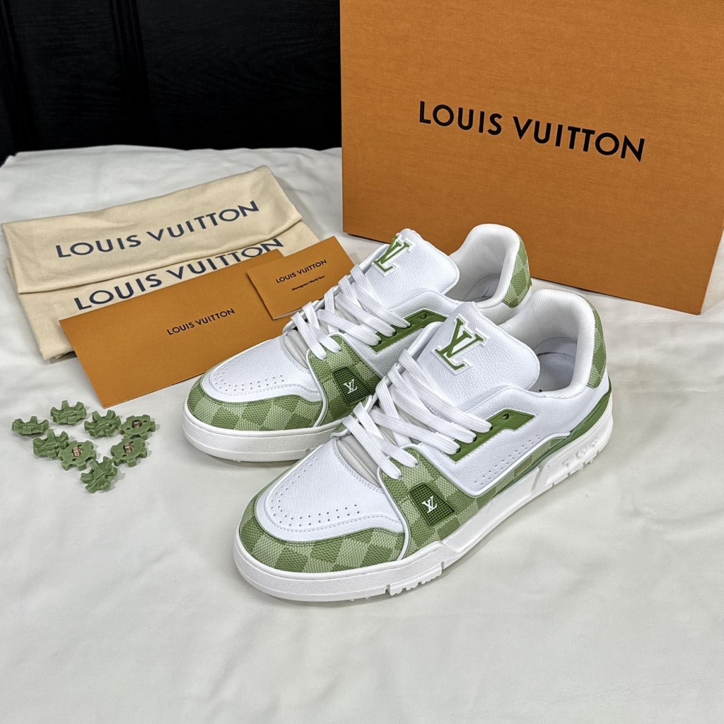 GIÀY LOUIS VUITTON TRAINER HIGH TOP QUALITY SHOES AAA