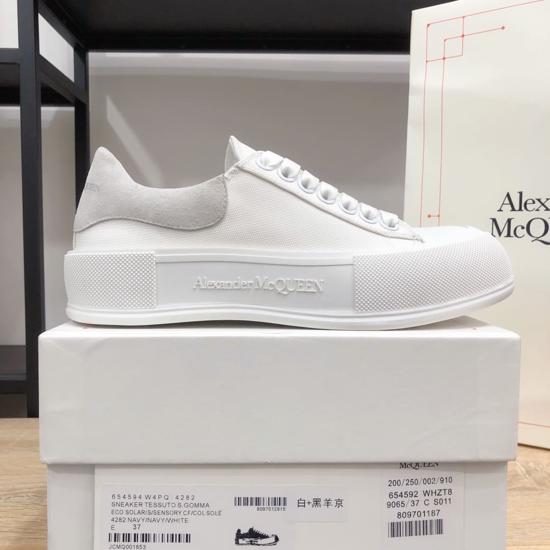 GIÀY ALEXANDER MCQUEEN SNEAKERS SHOES AAA UNISEX NAM VÀ NỮ DA BÊ HẢO HẠNG